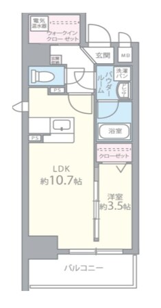 ソシオ心斎橋の物件間取画像